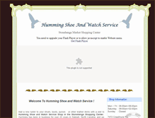 Tablet Screenshot of hummingshoeandwatchservice.com